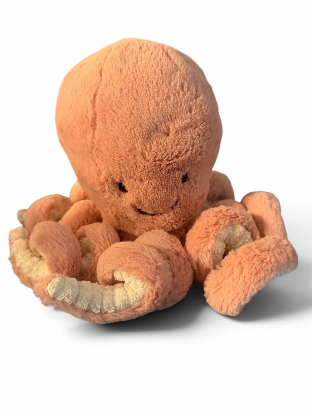 Jellycat London Little Odell Octopus Plush Peach Apricot Pink Blush Sea Creature